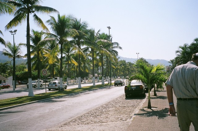 Monday, our first day - walking to town